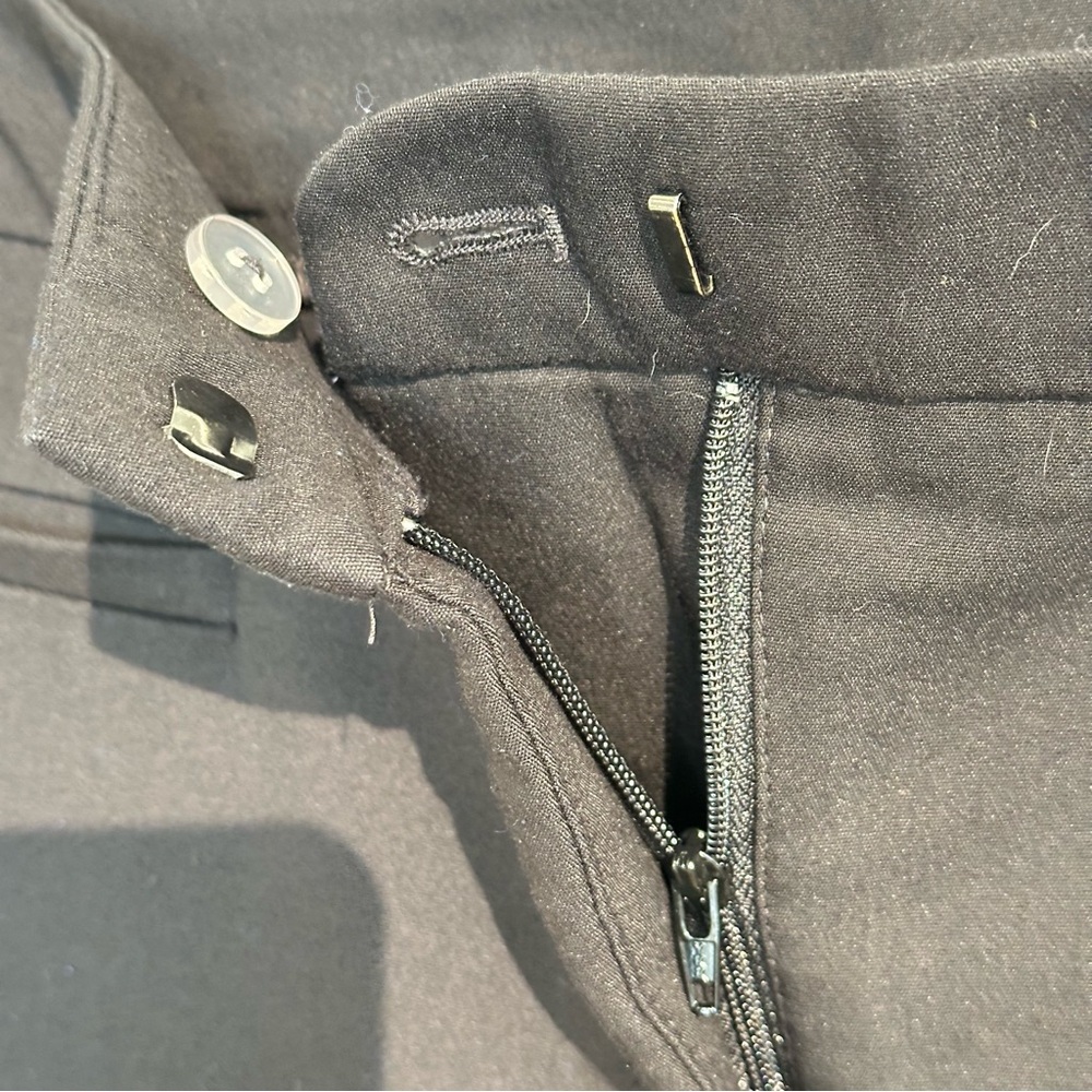 Chico's Black Straight Leg Pants - Picture 3 of 4